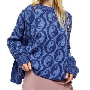Free People yin and yang sweater